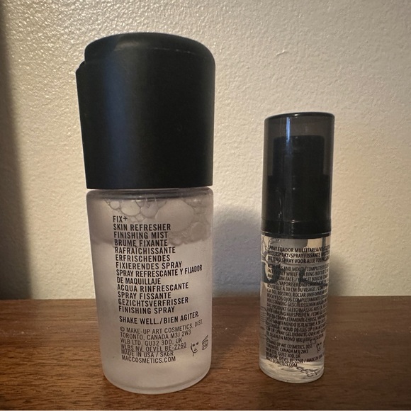 MAC Fix+ Fix Plus Prep + Prime Spray 2-Piece Travel 4ml + Full-Size 30ml - Picture 8 of 10